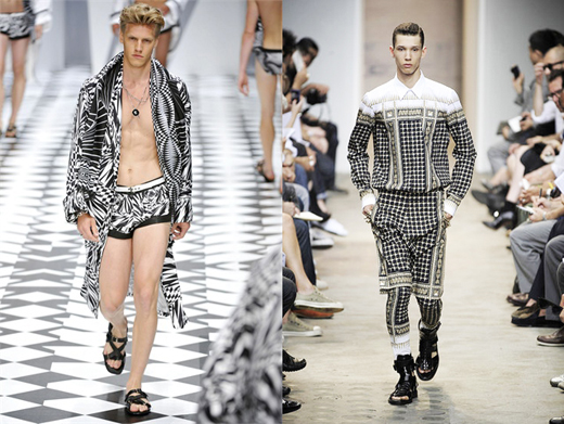 Versace Men Spring 2011. Givenchy Men Spring 2010
