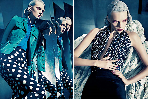 Платья в горошек в коллекциях сезона весна-лето 2011