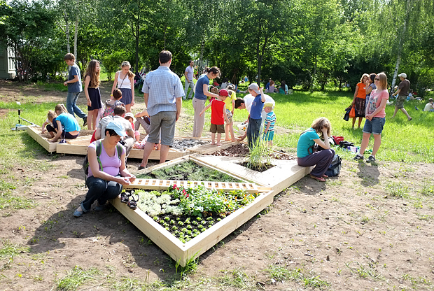 Зеленая неделя в парке Горького