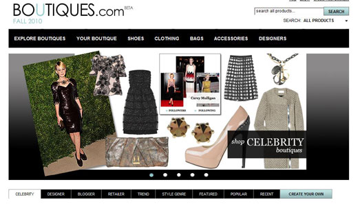 Boutiques.com - модный проект Google