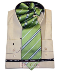 Сорочка мужская классическая бежевая Ted Lapidus