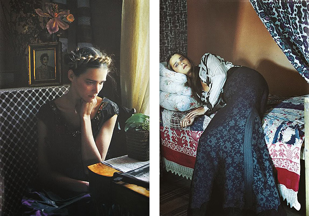 Съемка «Миф и фольклор» для японского издания Vogue (октябрь 2005)