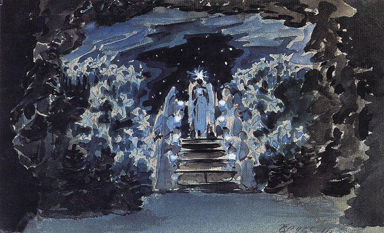 «Пантомима», Михаил Врубель, 1896 год