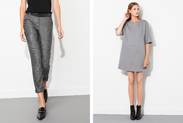 Брюки Uterque, платье Uterque