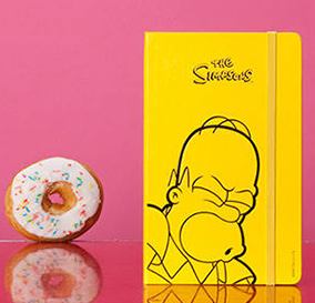 Moleskine с Бартом и Гомером