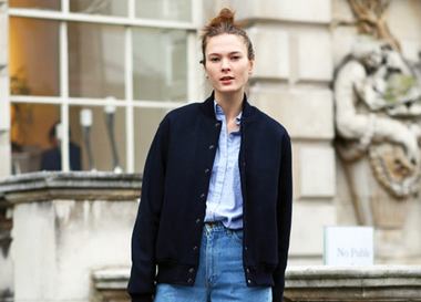  С чем носить джинсы с высокой талией?