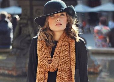 Практика: Как завязать шарф на пальто