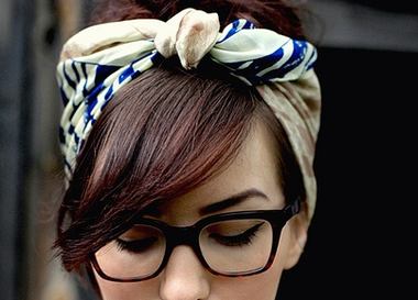 Практика: Как завязать косынку на голове