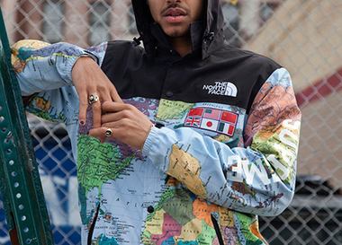 Коллаборация Supreme и The North Face